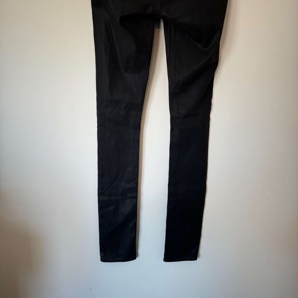 Helmut Lang Coated Grey Black Skinny Jeans 25 - Picture 4 of 8